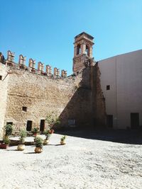 Low angle view of a temple