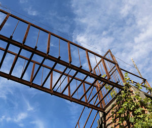 Low angle view of built structure against sky