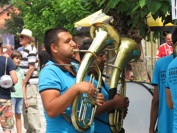 People playing music concert