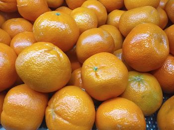 Full frame shot of oranges