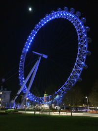 Ferris wheel in amusement park