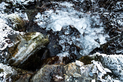 Rocks in water