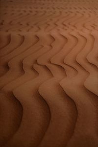 Close-up of sand at beach