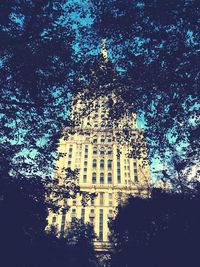 Low angle view of building facade