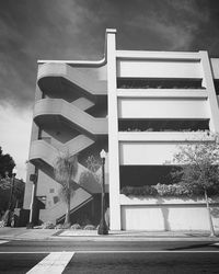 Low angle view of building against sky