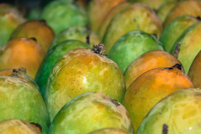 Full frame shot of fruits in market