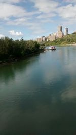 River with buildings in background