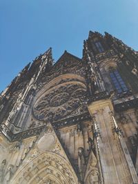 Low angle view of historical building against sky