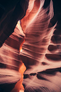 Rock formations in canyon