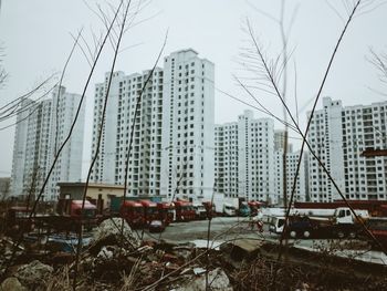 View of city against sky