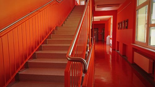 Staircase in building