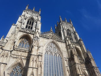 Low angle view of church against sky