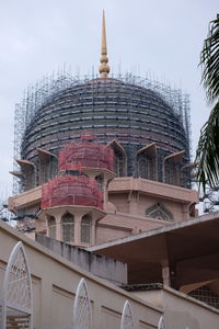 Low angle view of building against sky