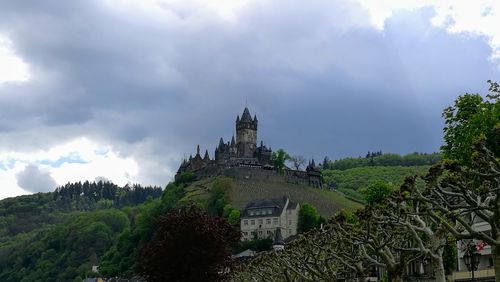 Panoramic view of historic building against sky