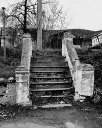Staircase of old building