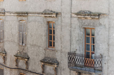Full frame shot of old building