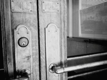 Full frame shot of closed door