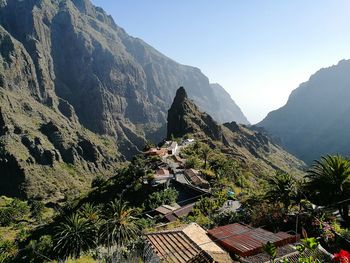 Scenic view of mountains