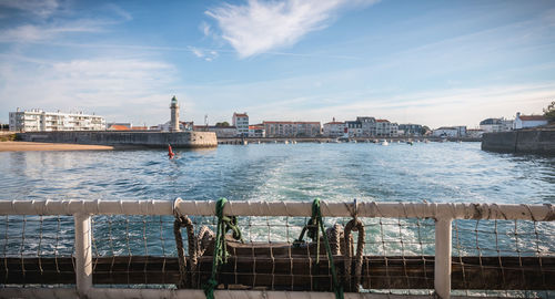 View of city at waterfront