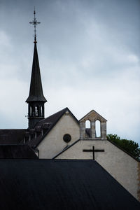 Low angle view of building against sky