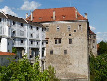 Residential building against sky