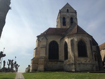 Low angle view of church against sky