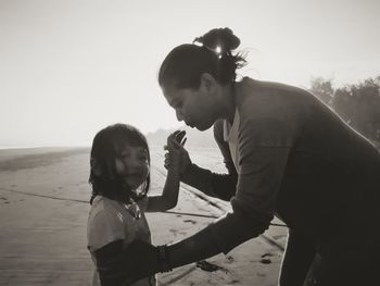 Mother and daughter