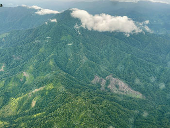 Aerial view of mountains