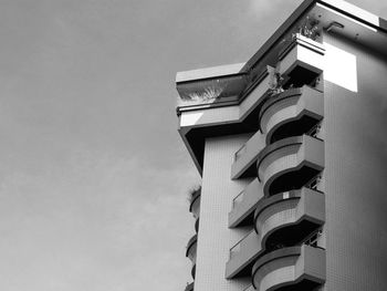 Low angle view of building against sky