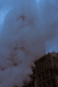 Low angle view of buildings against sky