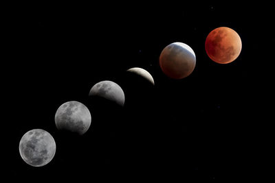 View of moon against sky at night