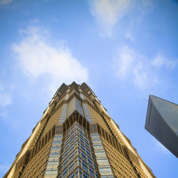 Low angle view of building against sky