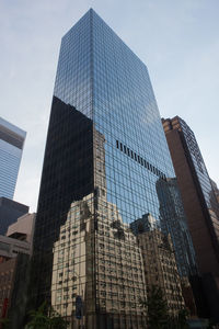 Low angle view of skyscrapers