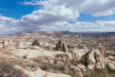 Panoramic view of landscape against sky