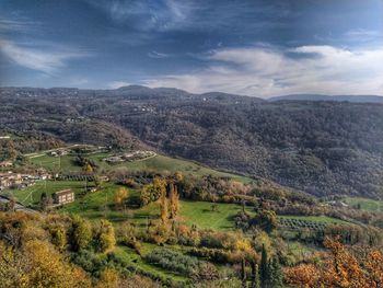 Scenic view of landscape against sky