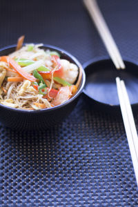 Close-up of soup in bowl