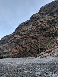Scenic view of rocky mountains against sky