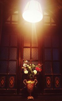 Illuminated flower window