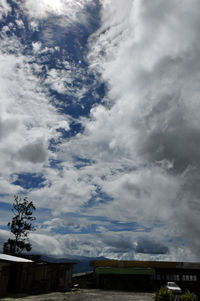 View of cloudy sky