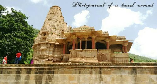 Low angle view of temple