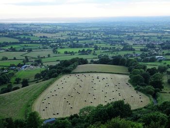 Aerial view of landscape