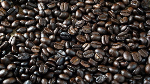 Full frame shot of coffee beans