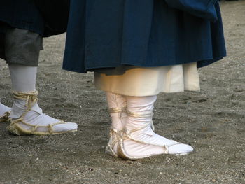 Low section of people standing outdoors