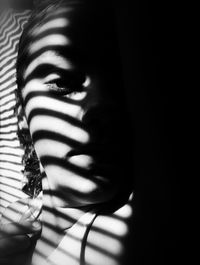 Close-up portrait of a girl