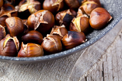 Close-up of chestnuts