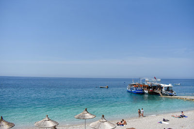 Panoramic view of sea against sky