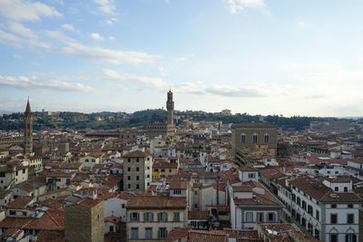 Cityscape against sky