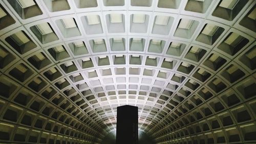 Low angle view of ceiling