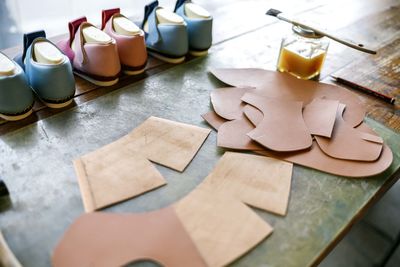 Close-up of craft product on table