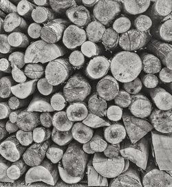 Full frame shot of logs